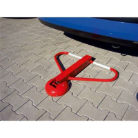 Aanrijdveilige parkeerbarriere opklapbaar met europrofiel cilinderslot